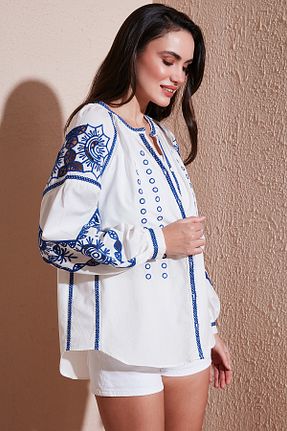پیراهن نباتی زنانه اورسایز Lela - کد 899250421