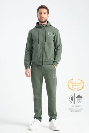 ست کرمکن اسپرت خاکی مردانه پنبه پلی استر Shooter - کد 876344090
