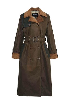 کاپشن خاکی زنانه پارکا Barbour - کد 853644714