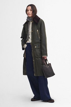 کت سبز زنانه رگولار Barbour - کد 854362084