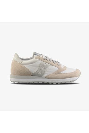 کفش اسنیکر بژ زنانه چرم اصل SAUCONY - کد 899265728