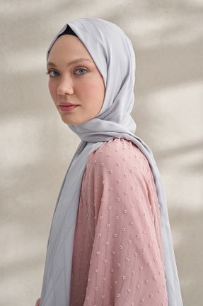 شال طوسی زنانه پنبه پلی استر ARMANDA - کد 899268242