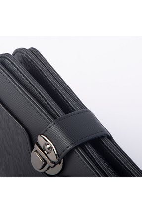 کیف پول طوسی زنانه ابعاد بزرگ NAS BAG