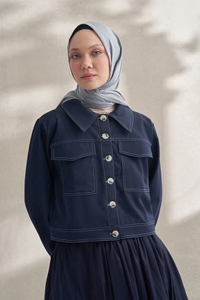 شال طوسی زنانه پنبه پلی استر ARMANDA - کد 899268284