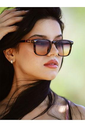 عینک آفتابی قهوه ای زنانه UV400 Angel Eyes - کد 833416547