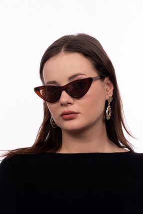 عینک آفتابی قهوه ای زنانه UV400 GlimmerGroove - کد 782562616
