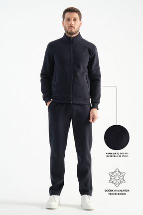 ست گرمکن سرمه ای مردانه پنبه پلی استر Shooter - کد 880924899