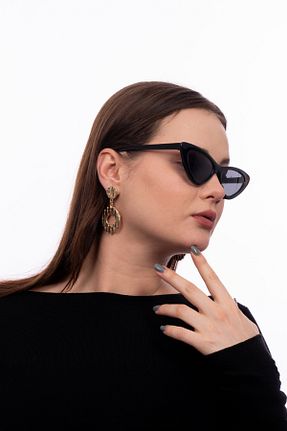 عینک آفتابی مشکی زنانه UV400 GlimmerGroove - کد 782562795