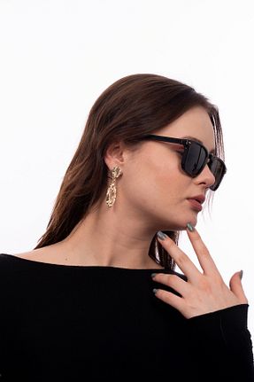عینک آفتابی مشکی زنانه UV400 GlimmerGroove - کد 861195039