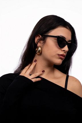 عینک آفتابی مشکی زنانه 50 PROTCO - کد 892640462
