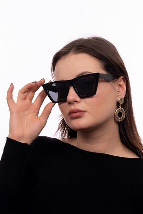 عینک آفتابی مشکی زنانه UV400 GlimmerGroove - کد 782562766