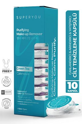 دستمال مرطوب پاک کننده آرایش Superyou - کد 897761347
