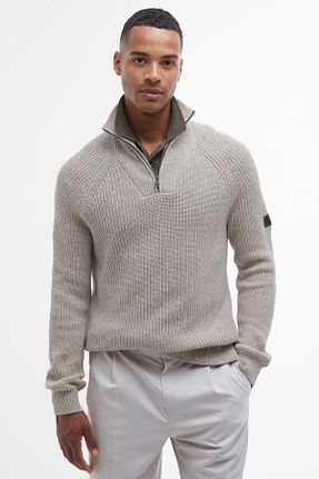 پلیور بژ مردانه رگولار Barbour - کد 900154104