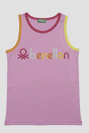 تیشرت صورتی بچه گانه رگولار United Colors of Benetton - کد 689203997