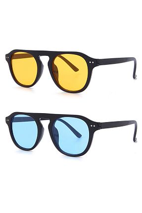 عینک آفتابی رنگی زنانه UV400 Nilu Moda - کد 245158379
