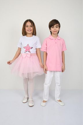 ست بالاتنه و پائین تنه صورتی بچه گانه لیکرا nacar çarşı - کد 900180751
