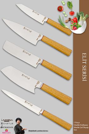 چاقو / ست چاقو Şef Bıçağı CASTLE KITCHEN - کد 649427673