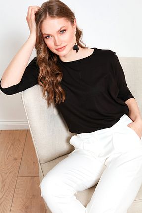 بلوز مشکی زنانه ساده Lela - کد 99422742