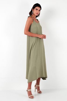 لباس سبز زنانه بافتنی Lela - کد 814235303