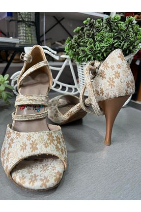 کفش مجلسی بژ زنانه پارچه ای SUNA - کد 899394077