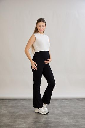 شلوار مشکی زنانه بافتنی Serica Moda - کد 899420698