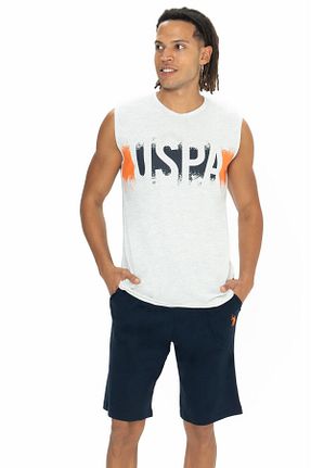 ست لباس راحتی نباتی مردانه چاپی U.S. Polo Assn. - کد 900281490