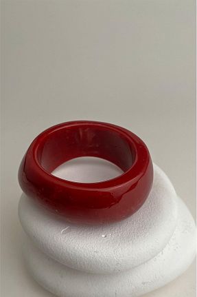 دستبند جواهر زرشکی زنانه منجق Modex - کد 899420512