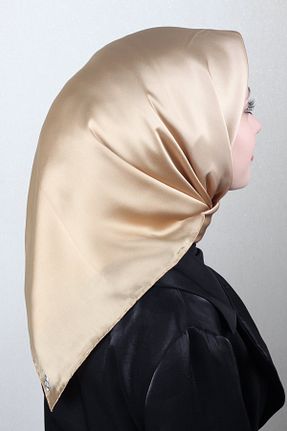 دستمال گردن طلائی زنانه ابریشم Joyas - کد 899421669