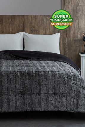 لحاف دونفره طوسی 220 x 240 Evlen Home Collection - کد 782190588