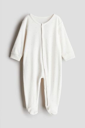 سرهمی خواب بژ بچه گانه پنبه ای H&M - کد 899427662