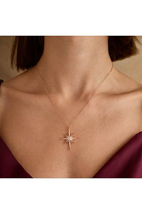 گردنبند نقره صورتی زنانه 925 عیار GOWA DESIGN - کد 899430149