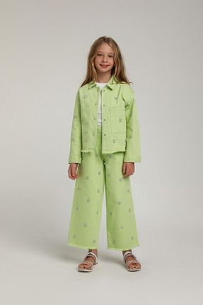 ست بالاتنه و پائین تنه زرد بچه گانه بافتنی xo kids moda - کد 900843379