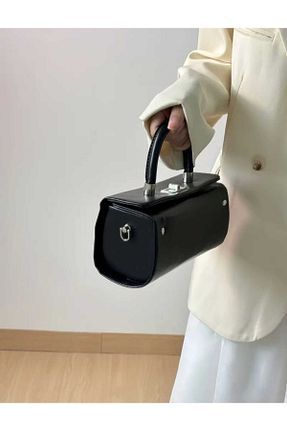 کیف دوشی مشکی زنانه چرم مصنوعی ARONA - کد 899439343
