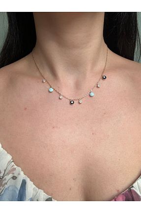 گردنبند استیل ( فولاد ) طلائی زنانه استیل (فولاد) NiAccessory - کد 899434295