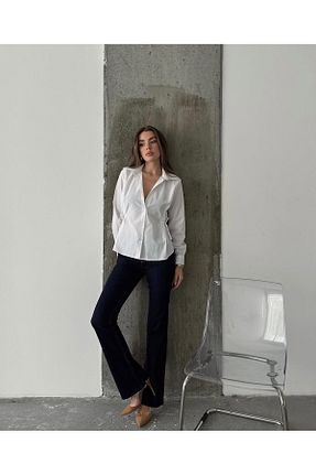 پیراهن سفید زنانه رگولار AÈC PRIVÈ - کد 899464298
