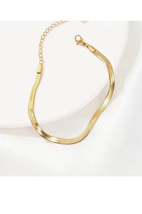 دستبند استیل (فولاد) طلائی استیل (فولاد) shop - کد 899247806