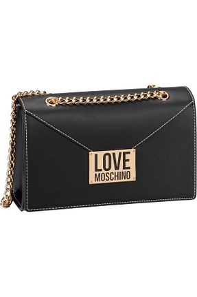 کیف دوشی مشکی زنانه چرم مصنوعی Love Moschino - کد 839926882