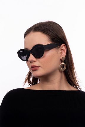 عینک آفتابی مشکی زنانه 52 GlimmerGroove - کد 899500033