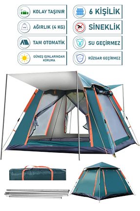 چادر آبی 4 Kişilik ve üstü Trend Maison - کد 338580964