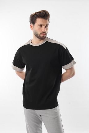 تیشرت مشکی مردانه رگولار Madmext - کد 899505579