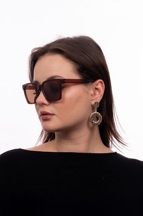 عینک آفتابی قهوه ای زنانه 52 GlimmerGroove - کد 899508299