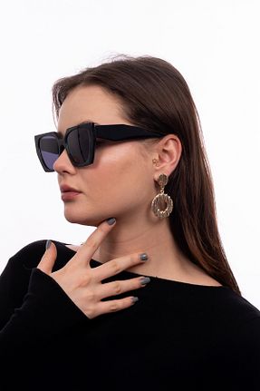 عینک آفتابی مشکی زنانه 53 GlimmerGroove - کد 899508039