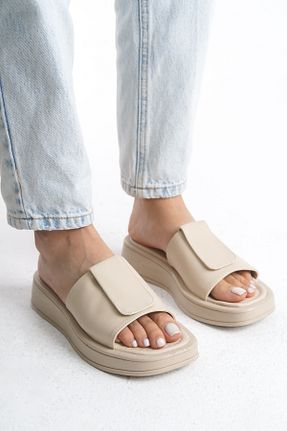 دمپائی بژ زنانه پارچه ای Limeo - کد 899507602