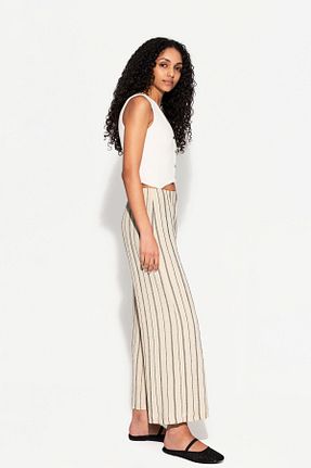 کفش آکسفورد مشکی زنانه پارچه ای Bershka - کد 896056521