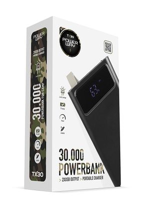 پاور بانک مشکی 20000 ve üzeri Powerway - کد 36776853