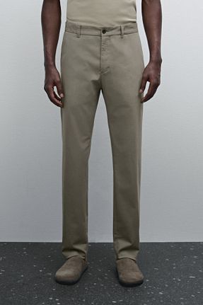 شلوار سبز مردانه پنبه ای Massimo Dutti - کد 899542530