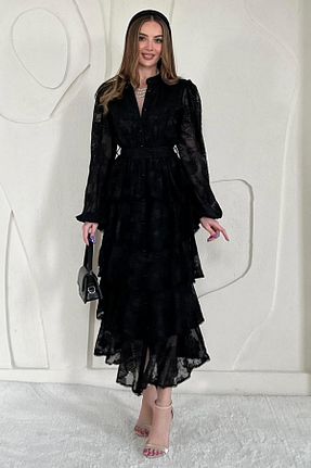 لباس مشکی زنانه بافتنی Elbee Fashion Woman - کد 816748073