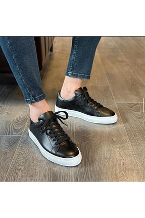 کفش کژوال مشکی مردانه چرم خالص NYZ - کد 899564355