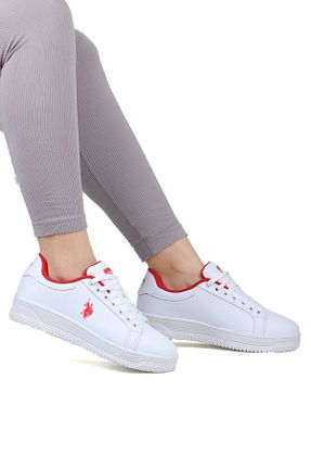 کفش اسنیکر سفید زنانه بند دار U.S. Polo Assn. - کد 899578466