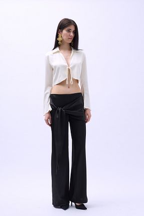 شلوار مشکی زنانه پارچه Black Fashion - کد 816501059